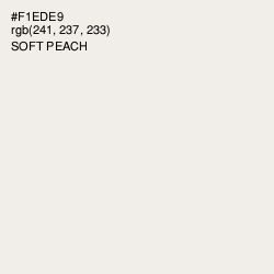 #F1EDE9 - Soft Peach Color Image